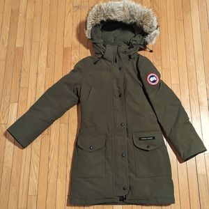 Canada Goose Trillium Fusion Fit XXS Green 10/10 condition